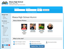 Tablet Screenshot of ithacahighschool.org
